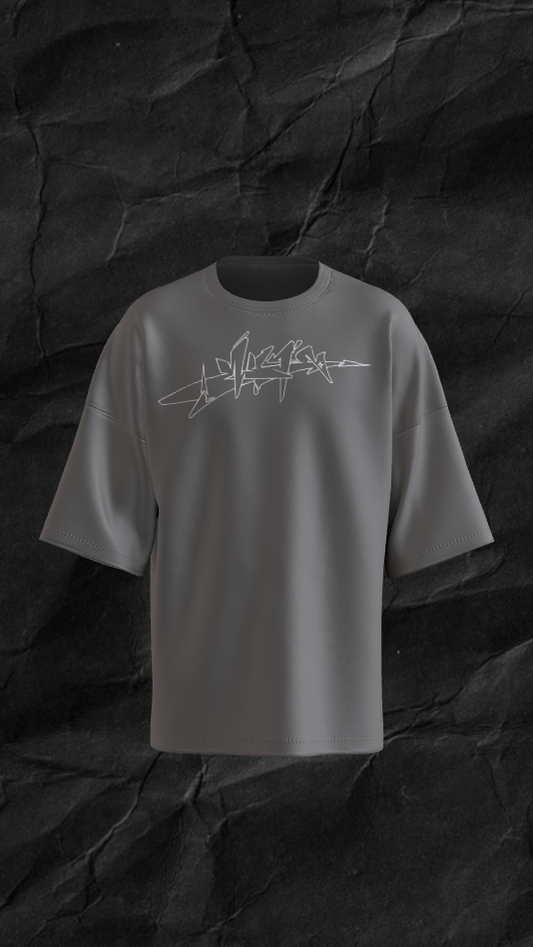 T-shirt oversize CØNTΛKT Gris